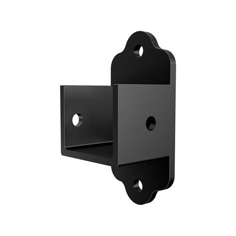 aluminum fence post wall mount brackets|metal wall mount fence brackets.